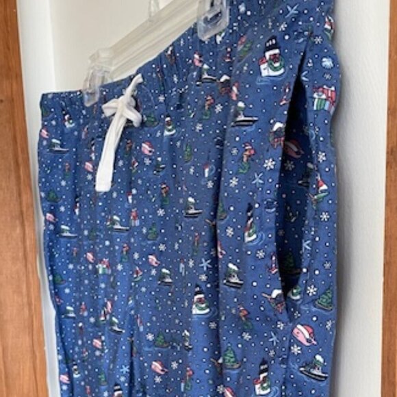 VINEYARD VINES Men's Christmas Cotton Santa Whale Lounge Pajama Pants - Picture 8 of 15